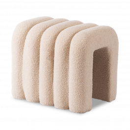 Пуф MEBEL ELITE PIKSEL Бежевий, фото