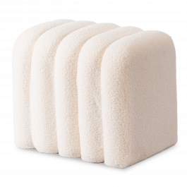 Пуф MEBEL ELITE KARBON Кремовий, фото