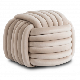 Пуф MEBEL ELITE MAGMA Кремовий, фото