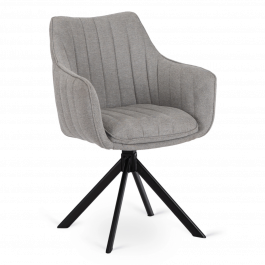 Поворотне крісло MEBEL ELITE MUMBAI Сірий, фото