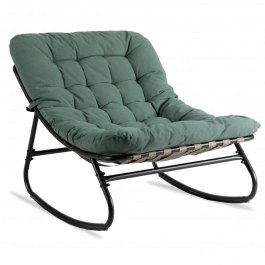 Крісло-гойдалка ELITE AURORA Зелений, фото