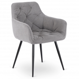 Крісло MEBEL ELITE MODESTO Сірий тканина, фото