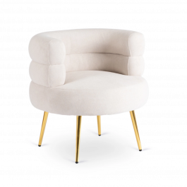 Крісло MEBEL ELITE PRESTON Кремовий, фото