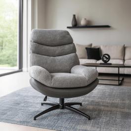 Поворотне крісло ELITE ASTURIA сірий, фото