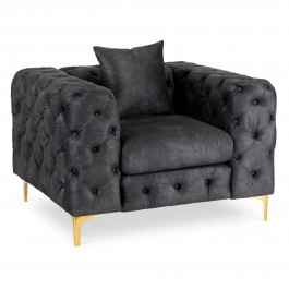 Крісло ELITE SORRENTO 1S Чорний, фото