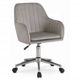 Офісне крісло MEBEL ELITE TOM Сірий / Хром, фото