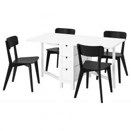 Комплект Стол и стулья NORDEN / LISABO 393.855.39 IKEA (ИКЕА NORDEN / LISABO), фото