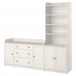 Комбінація комод і шафа HAUGA 693.886.40 IKEA (ИКЕА HAUGA), фото
