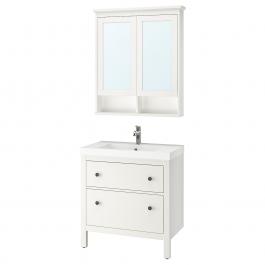 Комплект меблів для ванної HEMNES/ODENSVIK 593.044.67 IKEA (ИКЕА ХЕМНЭС / ОДЕНСВИК), фото