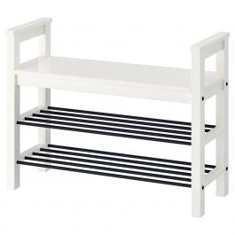 Скамья с полками для обуви HEMNES 002.438.00 IKEA (ИКЕА ХЕМНЭС), фото
