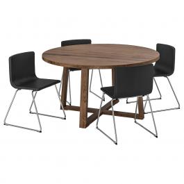 Комплект Стіл и стільці MÖRBYLÅNGA/BERNHARD 09246088 IKEA (ИКЕА MÖRBYLÅNGA / БЕРНХАРД), фото
