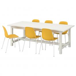 Комплект Стіл і стільці NORDVIKEN/LEIFARNE 493.047.69 IKEA (ИКЕА NORDVIKEN / LEIFARNE), фото