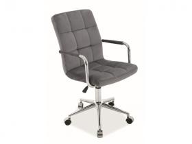 Офісний стілець SIGNAL Q-022 Velvet Сірий, фото
